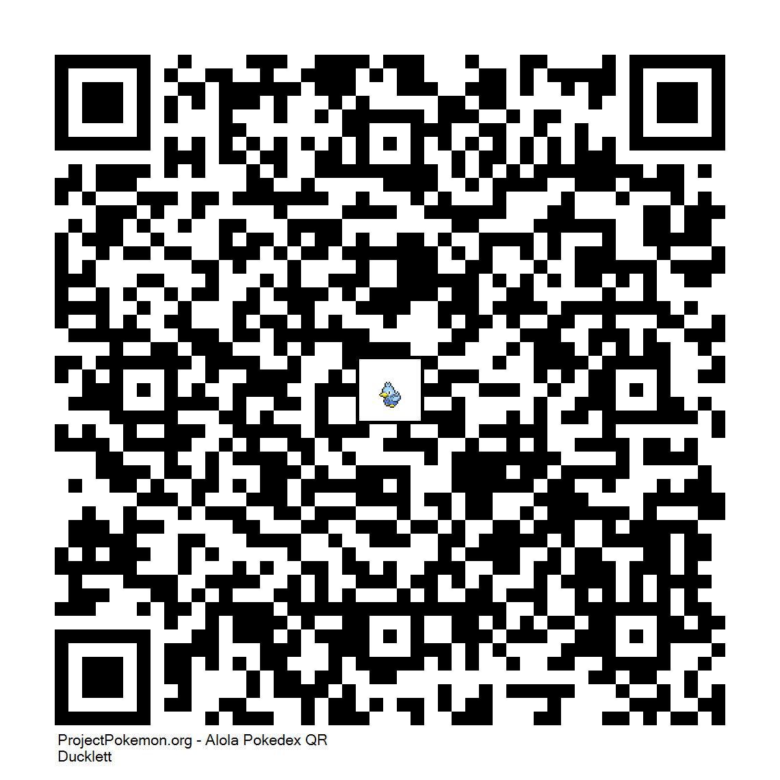 Cdigo QR de Ducklett